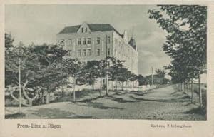 Prora - Binz a. Rügen. Kurhaus, Erholungsheim. Ansichtskarte in Lichtdruck. Ungelaufen.