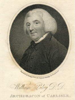 Bild des Verkufers fr (1743 - 1805) Anglikanischer Geistlicher, Philosoph und Theologe, 1776 Rektor in Musgrave, 1782 Archidiakon in Carlisle. Punktier-Kupferstich im Oval von Ridley nach Drummond aus  European Magazine". zum Verkauf von Antiquariat Heinz Tessin