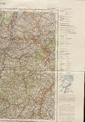 Bild des Verkufers fr bersichtskarte von Mitteleuropa 1:300000, J 51 Aachen. Sonderausgabe 1.5.1940. Nur fr den Dienstgebrauch. Mehrfarbige Karte. zum Verkauf von Antiquariat Heinz Tessin