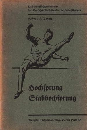 Seller image for Hochsprung, Stabhochsprung. Mit 52 Bildern. for sale by Antiquariat Heinz Tessin