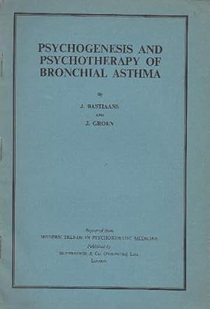 Imagen del vendedor de Psychogenesis and Psychotherapy of Bronchial Asthma. a la venta por Antiquariat Heinz Tessin