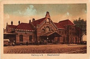 Hauptbahnhof. Ansichtskarte in farbigem Lichtdruck. Ungelaufen.