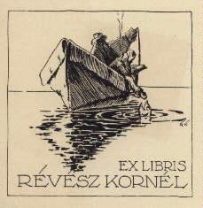 Seller image for Exlibris fr Kornel Revesz. Klischedruck von Kornel Revesz. for sale by Antiquariat Heinz Tessin