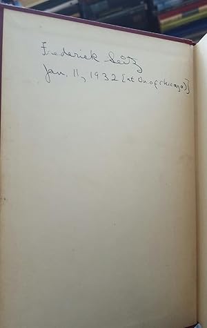 Seller image for The Physical Principles of the Quantum Theory. Translated by Carl Eckart and Frank C. Hoyt. (Frederick Seitz's copy, with his signature.) for sale by Ted Kottler, Bookseller