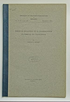 Seller image for Birds In Relation To A Grasshopper Outbreak In California for sale by Solvang Book Company