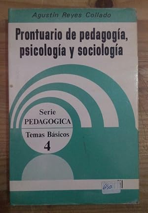 Seller image for Prontuario de pedagoga, psicologa y sociologa for sale by La Leona LibreRa