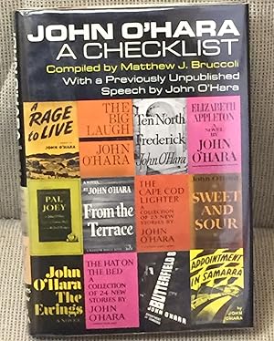 Imagen del vendedor de John O'Hara a Checklist a la venta por My Book Heaven