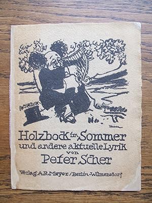 Imagen del vendedor de Holzbock im Sommer und andere aktuelle Lyrik a la venta por Bcherinsel Jens Frster