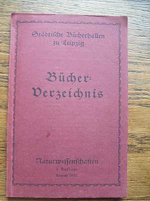 Bücher-Verzeichnis Naturwissenschaften