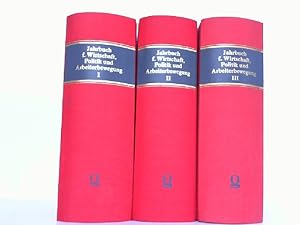 Jahrbuch für Wirtschaft, Politik und Arbeiterbewegung. Hier 3 Bände komplett ! Band I: 1922-23, B...