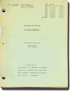 Imagen del vendedor de The Desperate Miles [No Help Required] (Original screenplay for the 1975 television movie) a la venta por Royal Books, Inc., ABAA