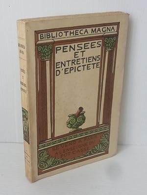 Recueil et entretiens d'épictète. Bibliotheca Magna. A l'enseigne du pot cassé. 1937.