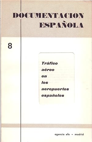 Imagen del vendedor de TRAFICO AEREO EN LOS AEROPUERTOS ESPAOLES - AO 1970 - a la venta por Libreria 7 Soles