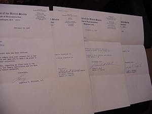 Bild des Verkufers fr SIGNED LETTERS-- PENNSYLVANIA Political Group Lot (US Congressmen) zum Verkauf von Daniel Montemarano