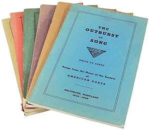 The Outburst of Song: Songs from the Heart of the Society of American Poets. 6 Issues. 1939-1940,...