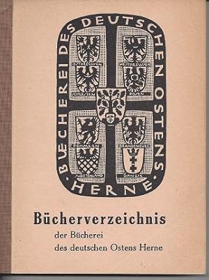 Bücherei des Deutschen Ostens. Bücherverzeichnis. Nachtr. 1