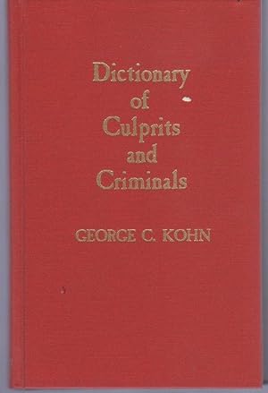 Dictionary of Culprits and Criminals