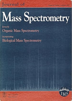 Immagine del venditore per Journal Of Mass Spectrometry: Volume 30, Number 1, January 1995 venduto da BYTOWN BOOKERY