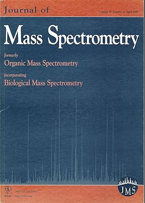 Immagine del venditore per Journal Of Mass Spectrometry: Volume 30, Number 4, April 1995 venduto da BYTOWN BOOKERY