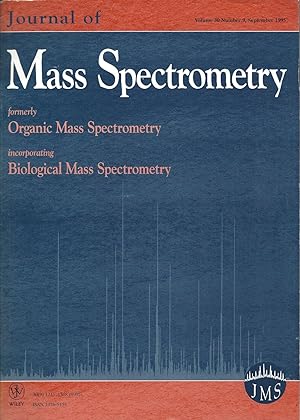 Immagine del venditore per Journal Of Mass Spectrometry: Volume 30, Number 9, September 1995 venduto da BYTOWN BOOKERY