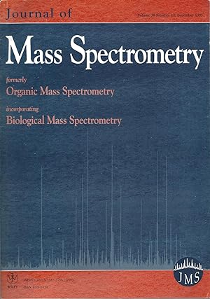 Immagine del venditore per Journal Of Mass Spectrometry: Volume 30, Number 12, December 1995 venduto da BYTOWN BOOKERY