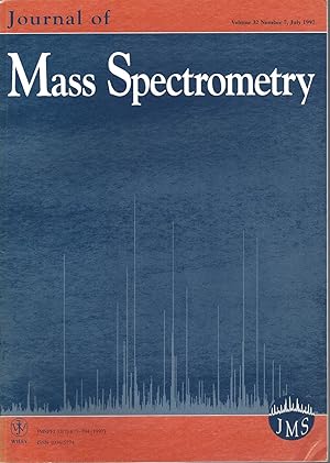 Immagine del venditore per Journal Of Mass Spectrometry: Volume 32, Number 7, July 1997 venduto da BYTOWN BOOKERY