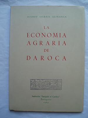 La economia agraria de Daroca