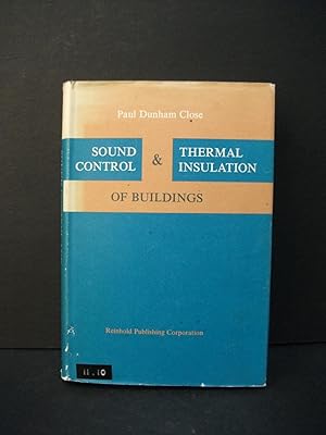 Seller image for Sounds Control and Thermal Insulation of Buildings for sale by Encore Books