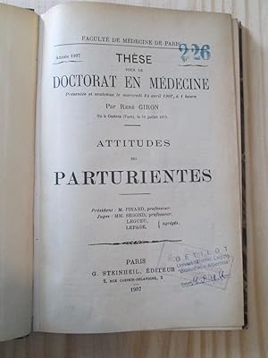 Attitudes des parturientes