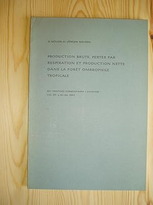 Production brute, pertes par respiration et production nette dans la foret ombrophile tropicale