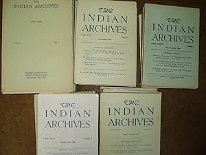 The Indian Archives [a collection of 39 issues ca. 1947-1991]