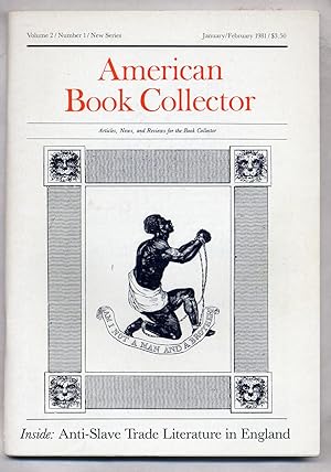 Seller image for American Book Collector New Series Volume 2, Number 1 for sale by Between the Covers-Rare Books, Inc. ABAA