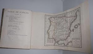 Imagen del vendedor de Atlas pour servir au tableau de l'Espagne moderne. Paris. Levrault Frres. An XI - 1803. a la venta por Mesnard - Comptoir du Livre Ancien