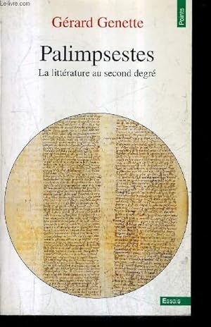 Seller image for PALIMPSESTES LA LITTERATURE AU SECOND DEGRE. for sale by Le-Livre