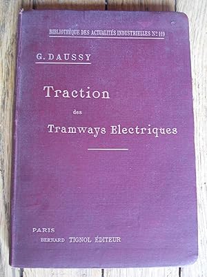 TRACTION des TRAMWAYS ÉLECTRIQUES