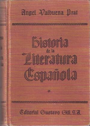 Seller image for Historia de la Literatura Espaola. Tomo I, II y III for sale by SOSTIENE PEREIRA
