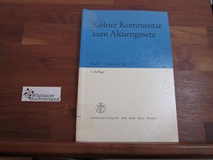 Seller image for Klner Kommentar zum Aktiengesetz. Band 1 2. Lieferung 23-53 for sale by Antiquariat im Kaiserviertel | Wimbauer Buchversand