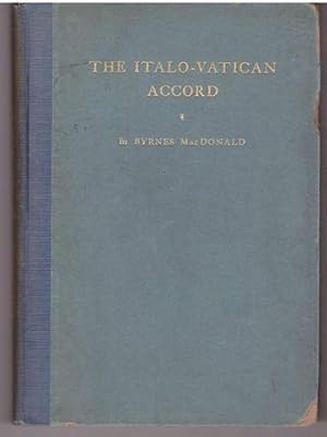 The Italo-Vatican Accord: An Analysis by Byrnes MacDonald