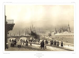 Imagen del vendedor de Gesamtansicht ('Pont De Moskva Retzkoi 15 Janvier 1840,  Moscou Russie'). a la venta por Antiquariat Norbert Haas