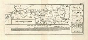 Image du vendeur pour Plan des Holsteinschen Canals Zwischen Rendsburg und dem Kieler Fiord nebst dessen Profil. - Weimar Im Verlage des geograh. Instituts, 1815.':. mis en vente par Antiquariat Norbert Haas