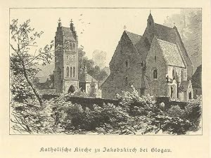 Katholische Kirche in Jakobskirch bei Glogau.