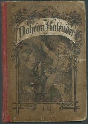 Daheim-Kalender für das Deutsche Reich auf das Schaltjahr 1884.