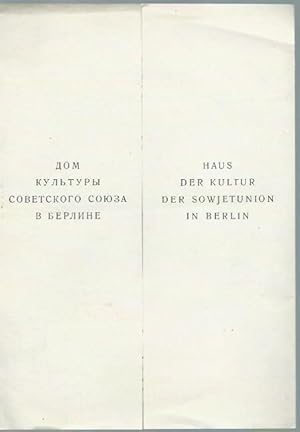 Seller image for Programmheft zu: Kabale und Bhne. Vaudeville in 4 Bildern. Deutsche Bearbeitung: Johannes von Gnther. Regie: Ernst Legal. Bhnenbild: Karl Doll. Musik: Joe Edwards. Kostme: Christel Rder. Orchester: Mitglieder der Staatsoper. Dirigent: Gustav Gromann. Arie der Lisa: Liselotte Tubert. Darsteller: Ernst Legal, Ingeborg Henkel. Paul Henckels, Adi Adametz, Erdmann Rafalsky, Fritz Ley, Erik v. Loewis, Erich (Keine Vorschlge), Werner Segtrop, Kurt Mikulski, Olaf Thorsten, Bodo Glde, Karl Krner, Fino Heyn, Lissy Nandeko, Gnther Hertel, Erika Jaeschke, Margot Brhling, Rolf Gunold. Deutsche Erstauffhrung. for sale by Antiquariat Carl Wegner