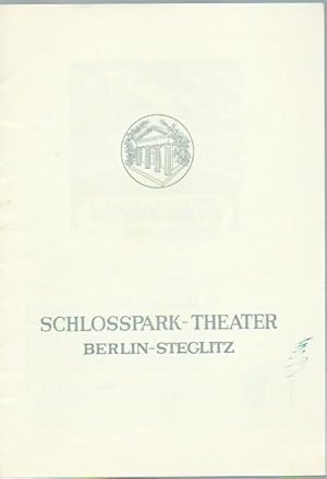 Seller image for Programmheft zu: Das Ei. Ein Stck in zwei Akten, Deutsch von Lore Kornell. Inszenierung und Bhnenbilder: Willi Schmidt. Musik: Herbert Baumann. Darsteller: Klaus Kammer, Franz Weber, Erich Ghne, Joseph Noerden, Liane Croon, Barbara Saade, Hilla Hofer, Christiane Pauli, Gudrun Genest, Rudolf Brandt, Karl Hellmer, Lothar Blumhagen, Renate von Bredow, Toni Stohr, Ursula Diestel, Claus Hofer, Siegmar Schneider, Walter Tarrach u.v.a. In: Schlosspark Theater, Heft 69, 1958/59. for sale by Antiquariat Carl Wegner