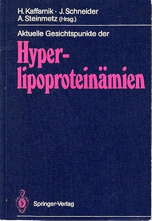 Bild des Verkufers fr Aktuelle Gesichtspunkte der Hyperlipoproteinmien. zum Verkauf von Antiquariat Carl Wegner