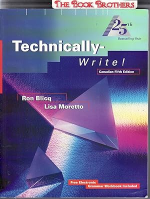 Bild des Verkufers fr Technically-Write!;Canadian Fifth Edition zum Verkauf von THE BOOK BROTHERS