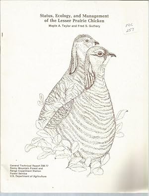 Bild des Verkufers fr Status, Ecology, and Management of the Lesser Prairie Chicken, General Technical Report, RM-77 zum Verkauf von Bookfeathers, LLC