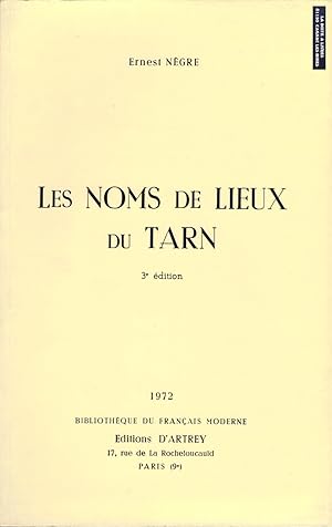 Les Noms de Lieux Du Tarn, Midi Pyrénées, Albi, Castres, Occitan, Occitanie, Languedoc