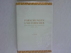 Forschungen und Forscher der Tiroler Ärzteschule (1957-1965), V. Band.