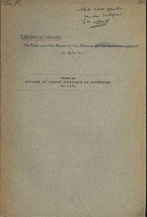 Image du vendeur pour The Flora and fauna of the Islands of the Krakatau-Group in 1919. Extrait des ANNALES DU JARDIN BOTANIQUE DE BUITENZORG, Vol. XXXI. mis en vente par Antiquariat Bookfarm